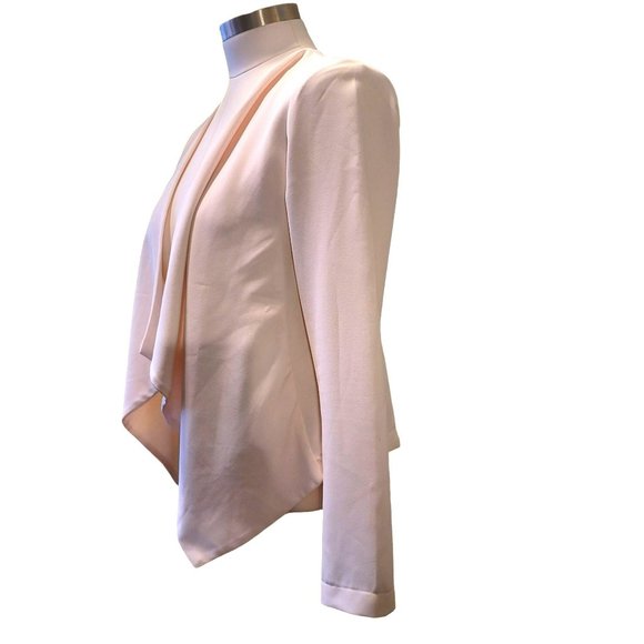 Lush Cream Waterfall Jacket Cascade Open Woman's Size Small Vr605 - Picture 9 of 14